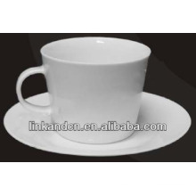 Haonai A010340 taza de té de porcelana blanca a granel conjunto diario / hogar / hotel uso